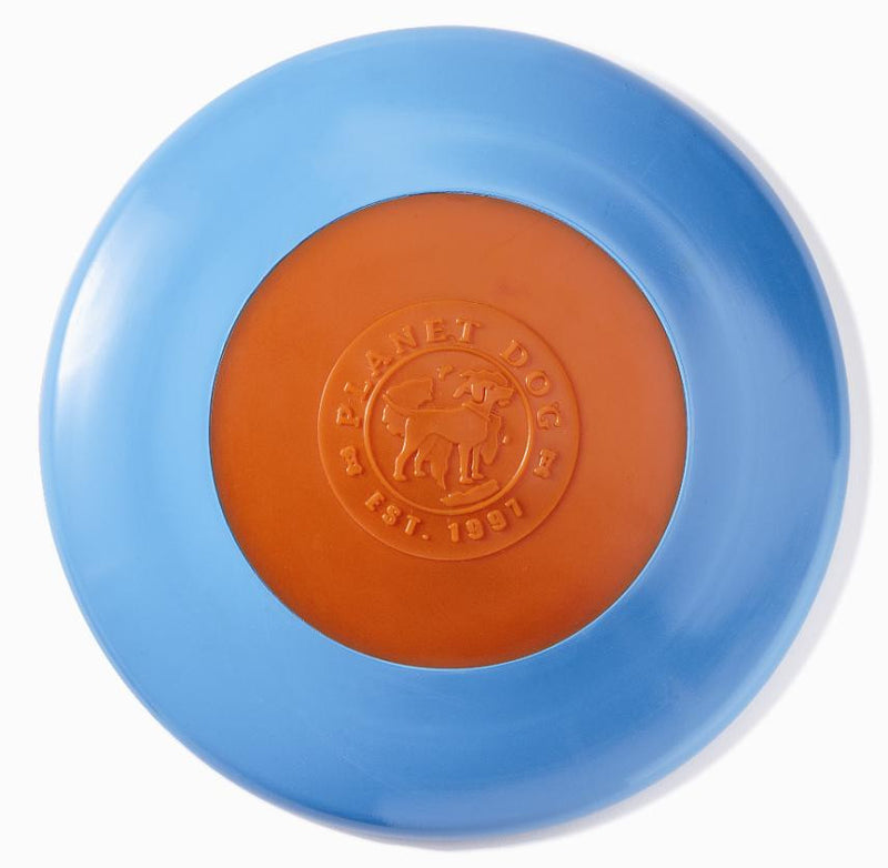 Orbee-Tuff® Zoom Flyer Dog Toy (Orange/Blue)