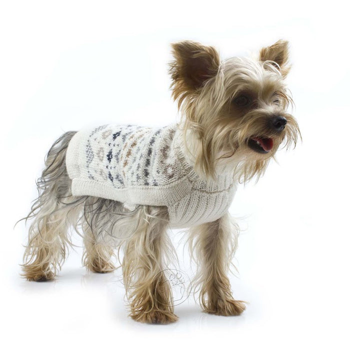 Knitted Dog Sweater (Frosty Isle)