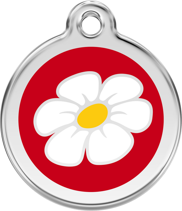 Médaille pour chien marguerite