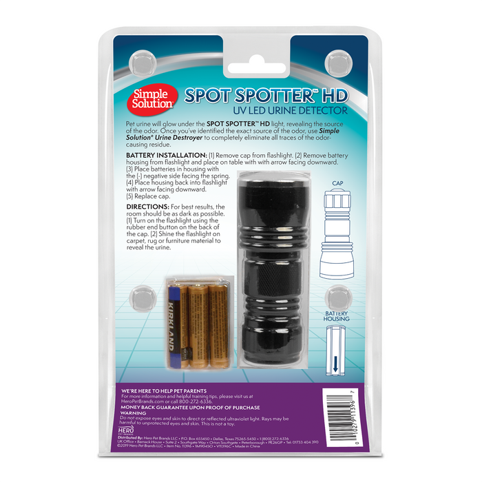 Simple Solution Spot Spotter UV Pet Urine Detector