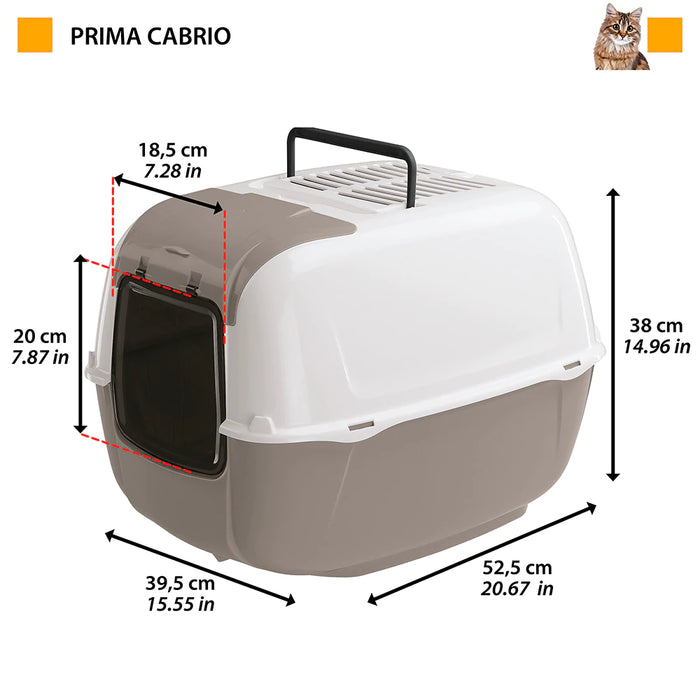 Prima Cabrio Cat Litter Box (Assorted Colours)