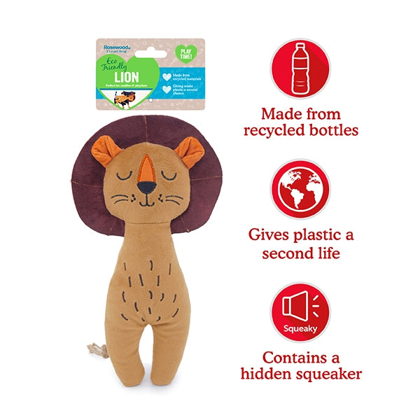 Eco Friendly Lion Dog Toy