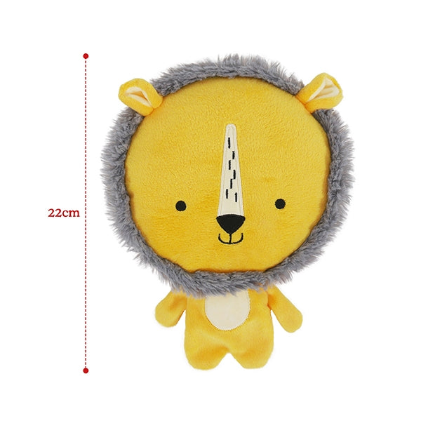 Chubleez Lion Plush Dog Toy