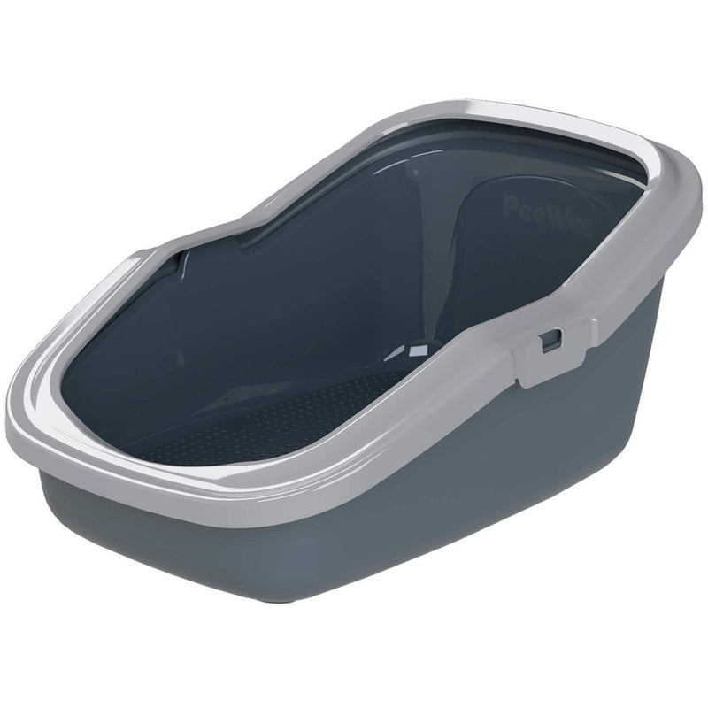 Toilette pour chat gris EcoMinor (56x39x27.5cm)