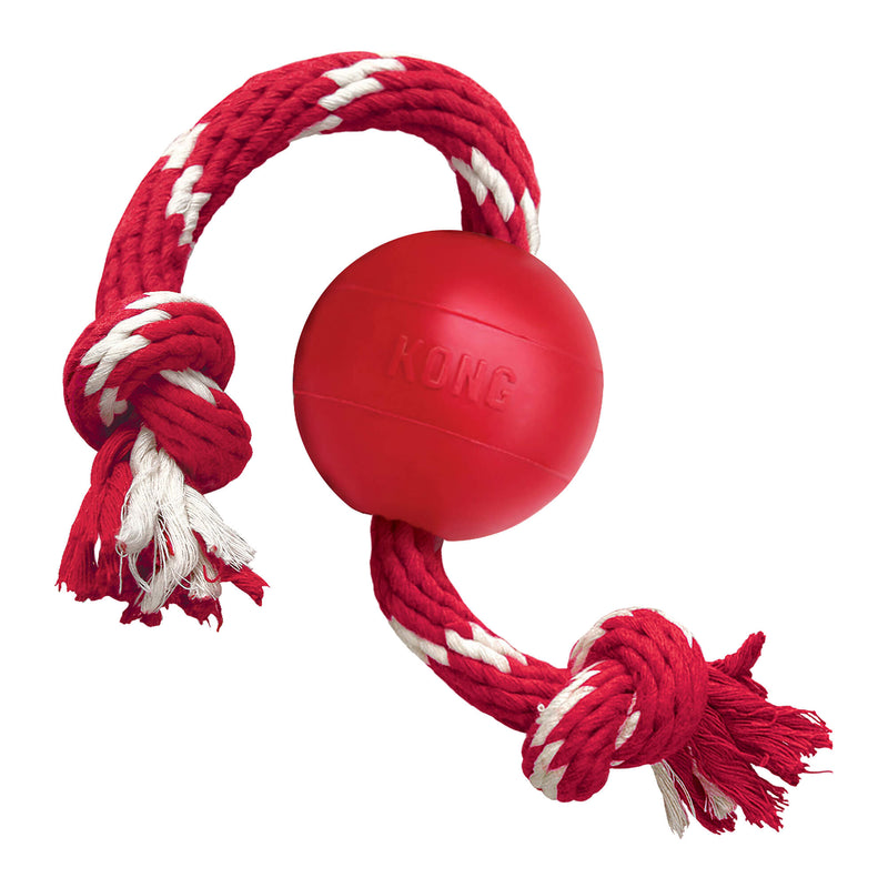Kong Ball Rope Dog Toy