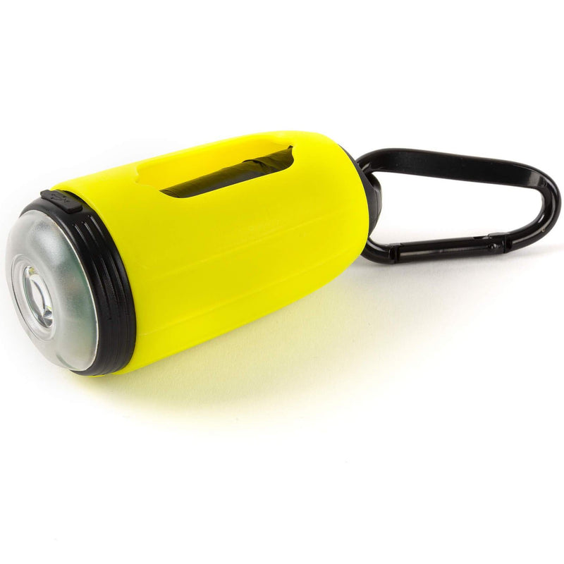 Lampe torche caca LED + support sac poubelle