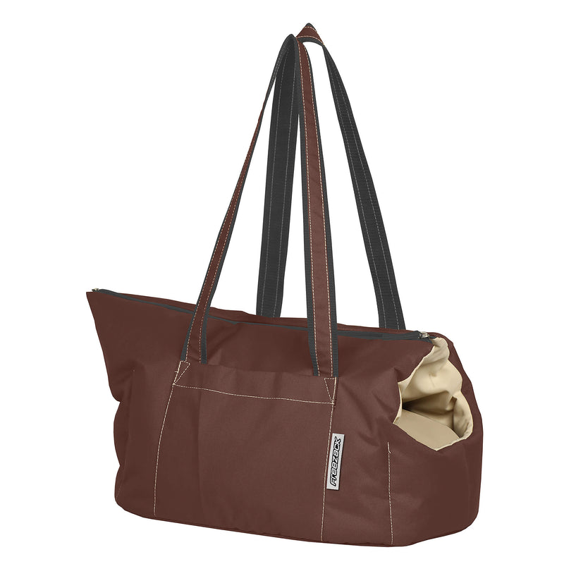 Carrier Bag Fluffy 2 in 1 (Brown/Beige)