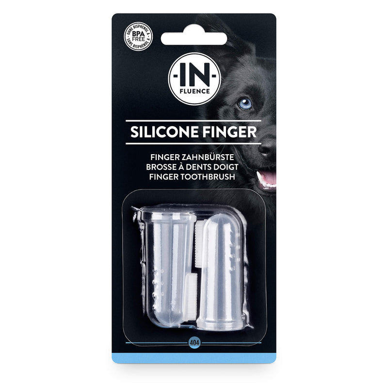In-fluence Silicone Finger Toothbrush for Dogs