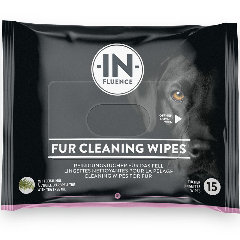 In-fluence Fur Cleaning Wipes with Tea Tree Oil (40 wipes)