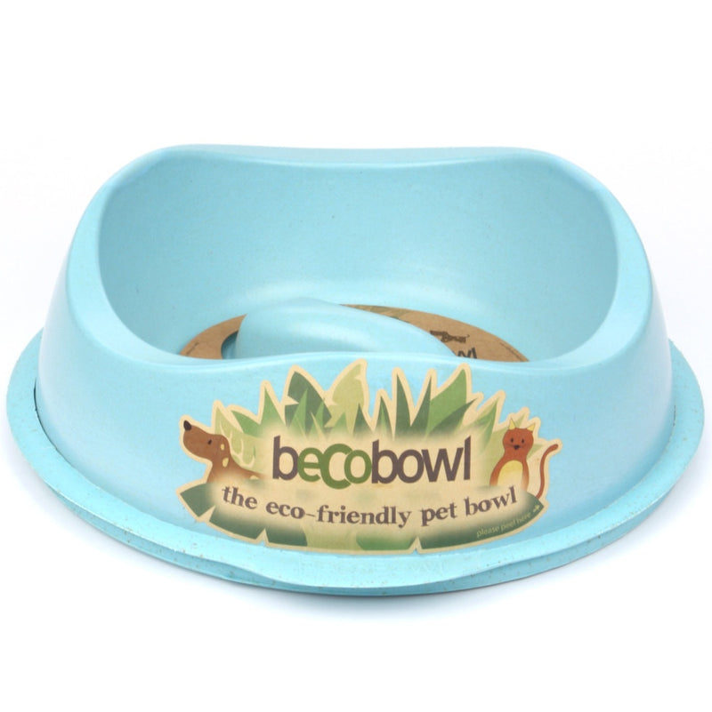 Bol pour chien à alimentation lente Beco (bleu)