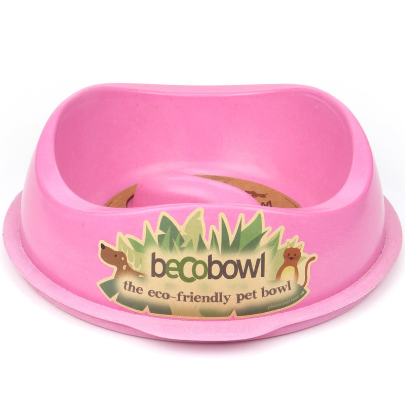 Beco Slow-Feed Dog Bowl (Pink)