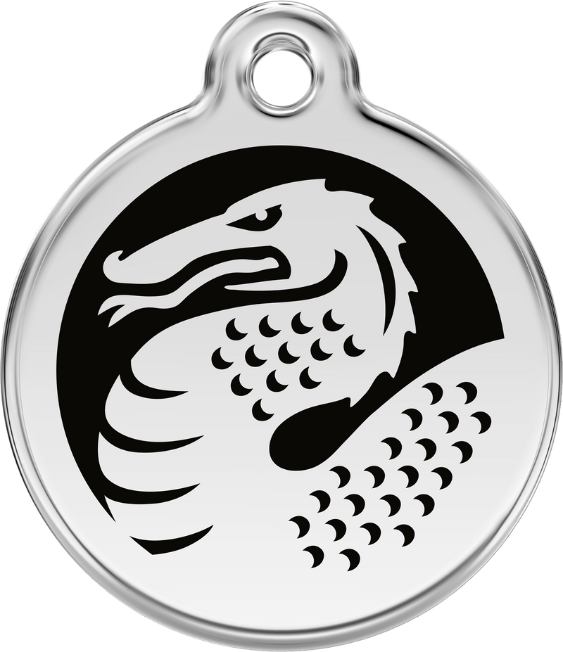 Médaille Dragon (Noir)