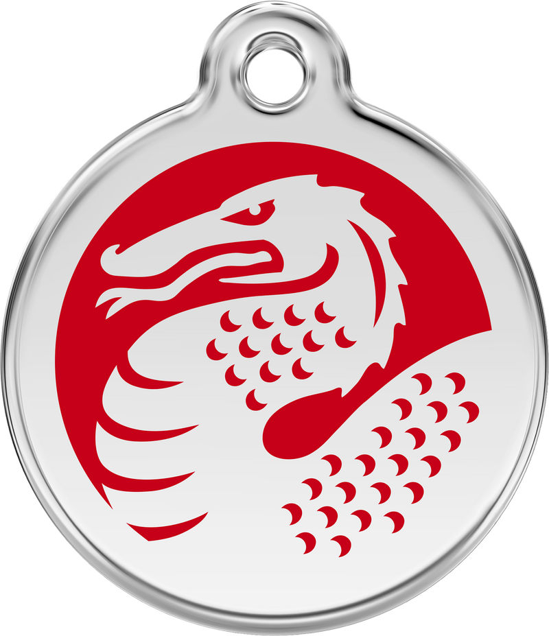 Dragon Dog Tag (Red)