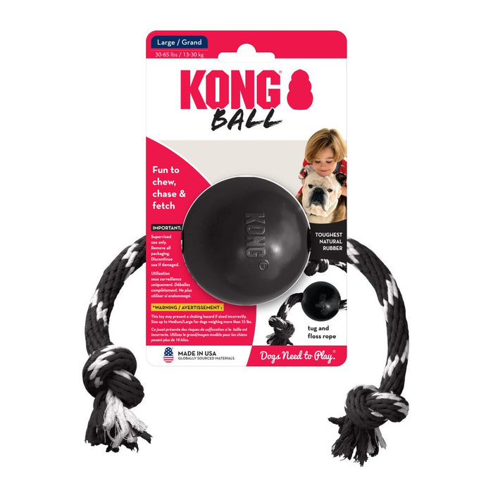 Kong Ball Rope Goodie Extreme Dog Toy