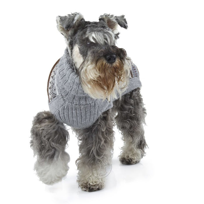 Knitted Dog Sweater (Mystic Snowflake)