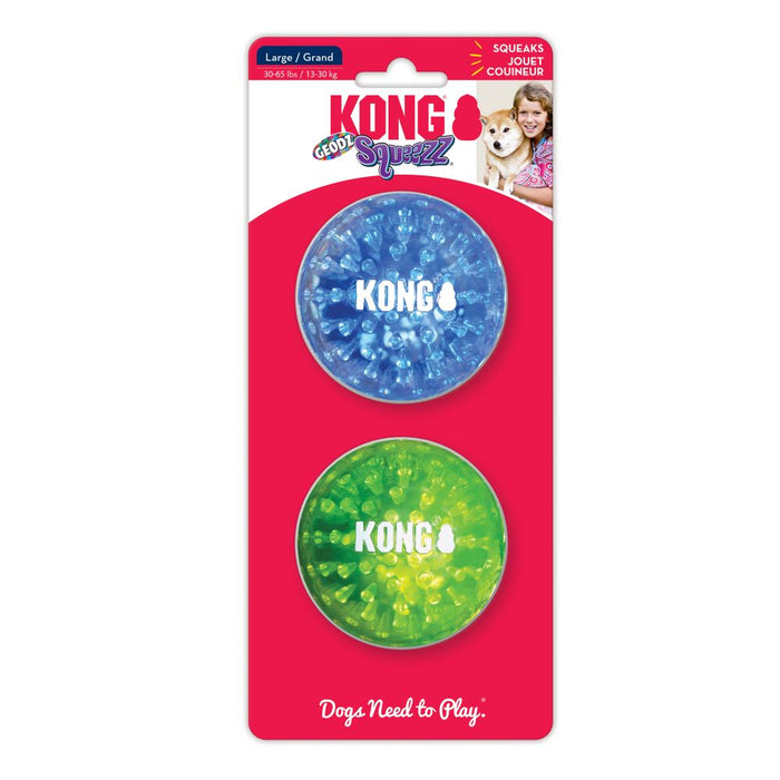 Kong Squeezz® Geodz Hundespielzeug (2 Stück)