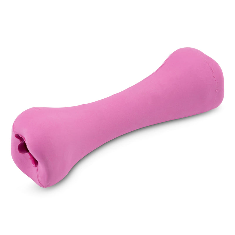 Beco Rubber Bone dog toy (Pink)