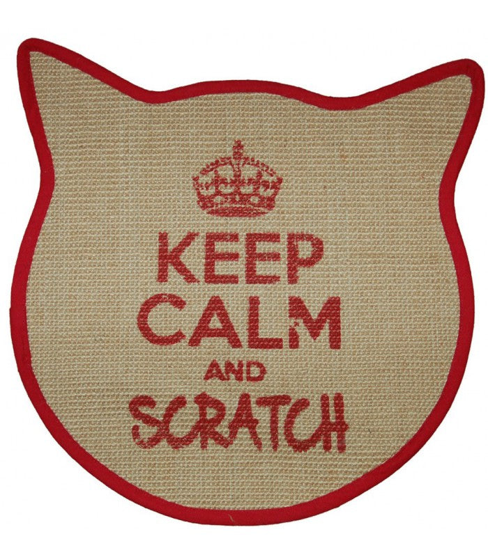 Cat Scratcher Head Mat (Red)