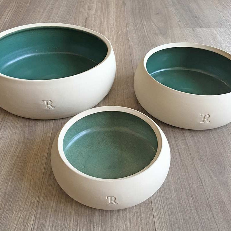 Ceramic Pet Bowl Pur (Tanne)