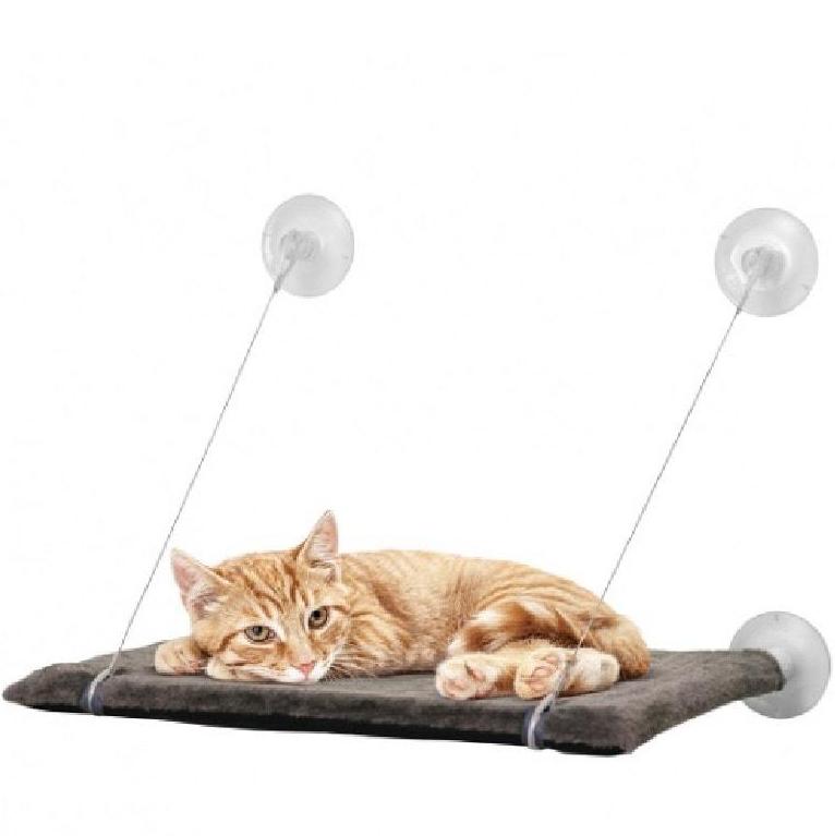 Cat View - Window Cat Bed (Grey/Turquoise)