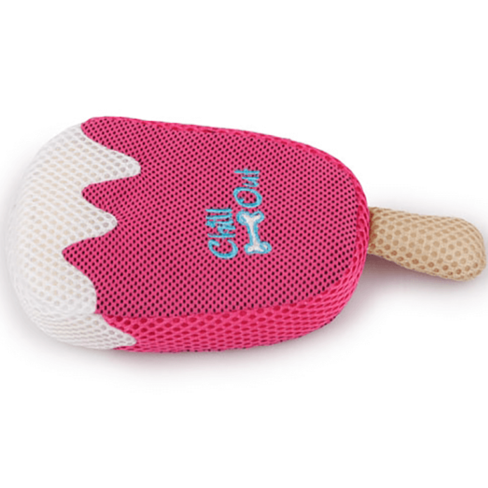 Chill Out Strawberry Ice Cream Dog Toy