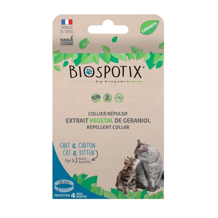 Biospotix 100% Natural Flea & Tick Collar for Cats