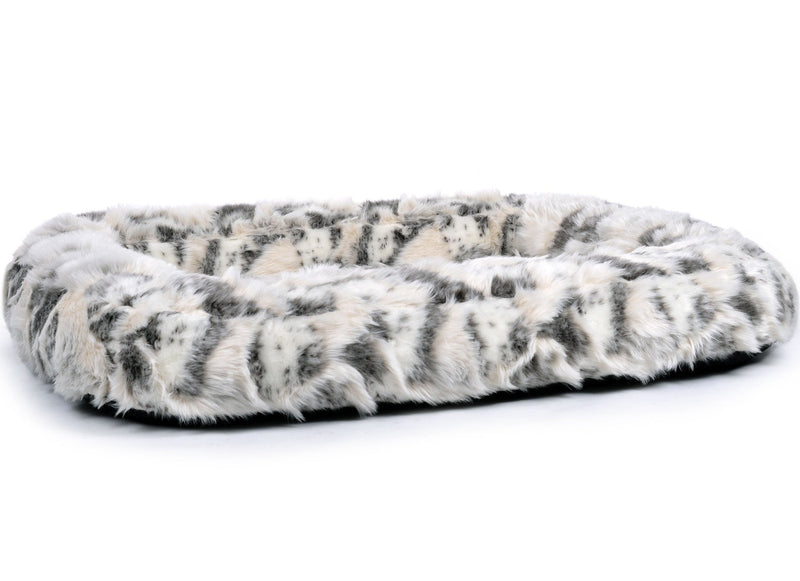 Spring Faux Fur Dog Bed
