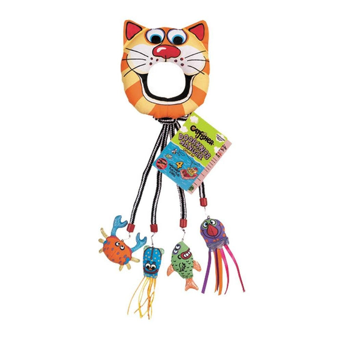 Kitty Kickz Catfisher Doorknob Hanger